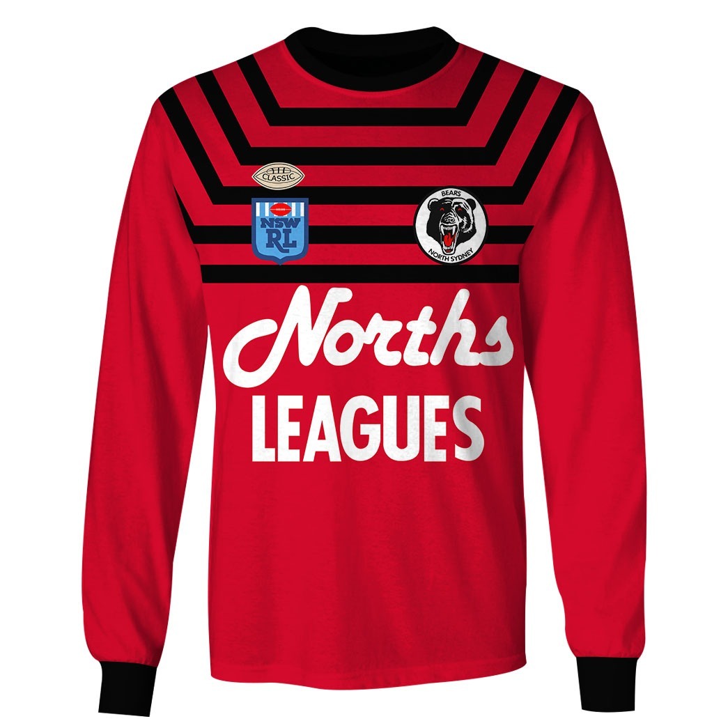 north sydney bears t shirt