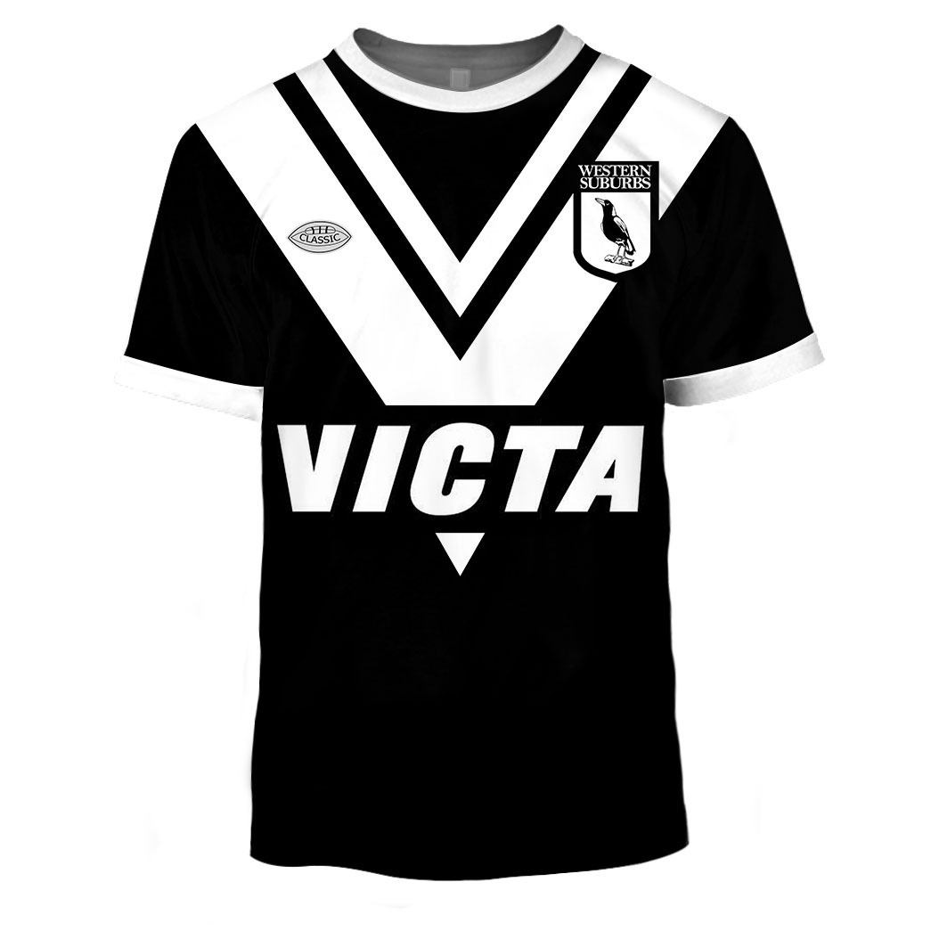Details about   Western Suburbs Magpies 1978 ARL/NRL White Retro Jersey Sizes S-5XL Heritage 