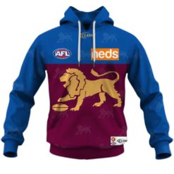 Personalized Brisbane Lions Football Club AFL 2020 Away Guernseys Hoodies Shirts For Men Women