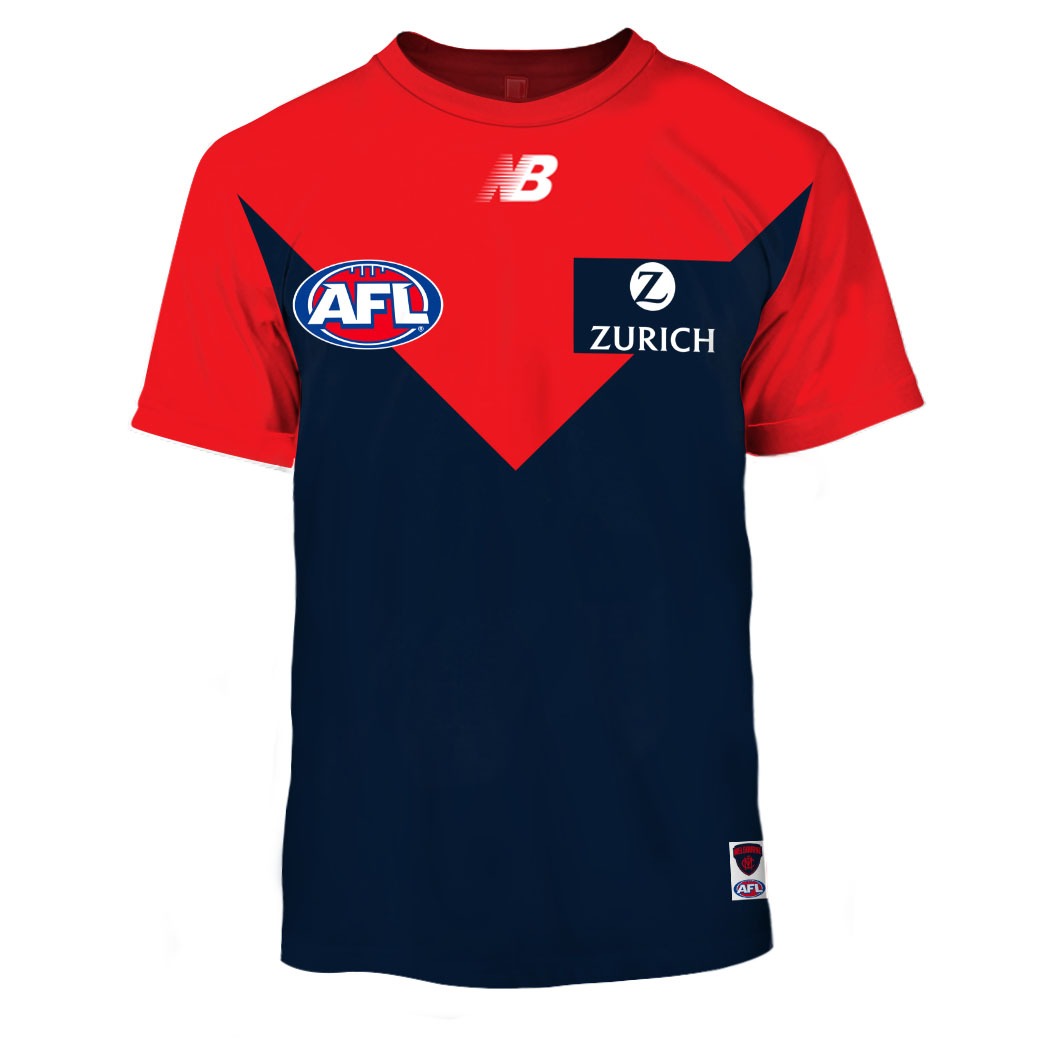 melbourne football club polo shirt