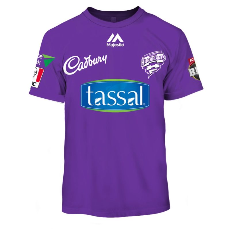 Personalized Hobart Hurricanes BBL 20192020 Jerseys Hoodies Shirts For
