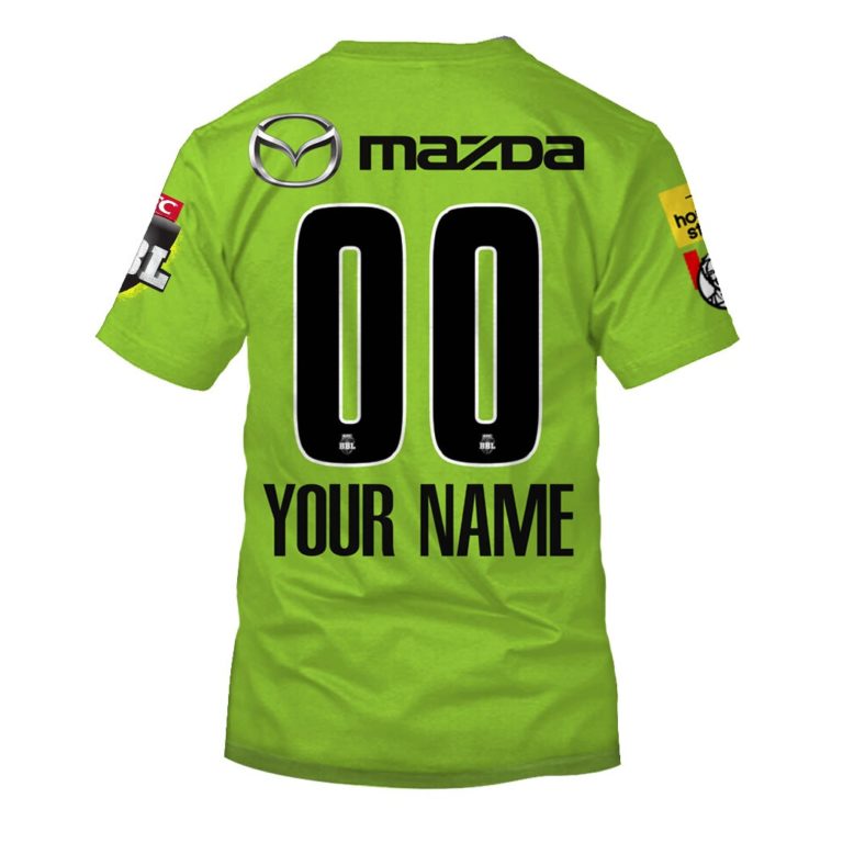 Personalzied Sydney Thunder BBL 20192020 Jerseys Hoodies Shirts For