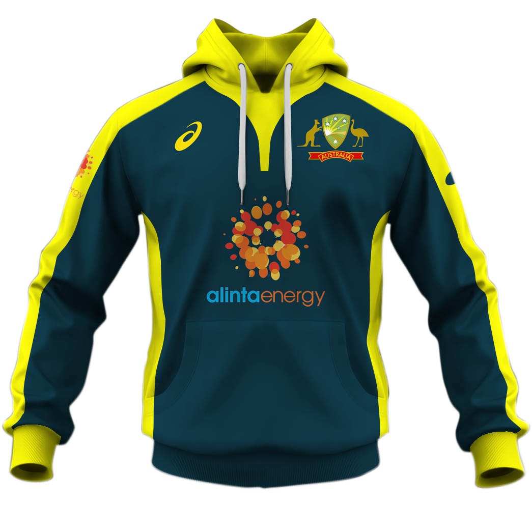 Personalized 2019/20 Australian Cricket ODI Away Jumpers Hoodies Shirts ...