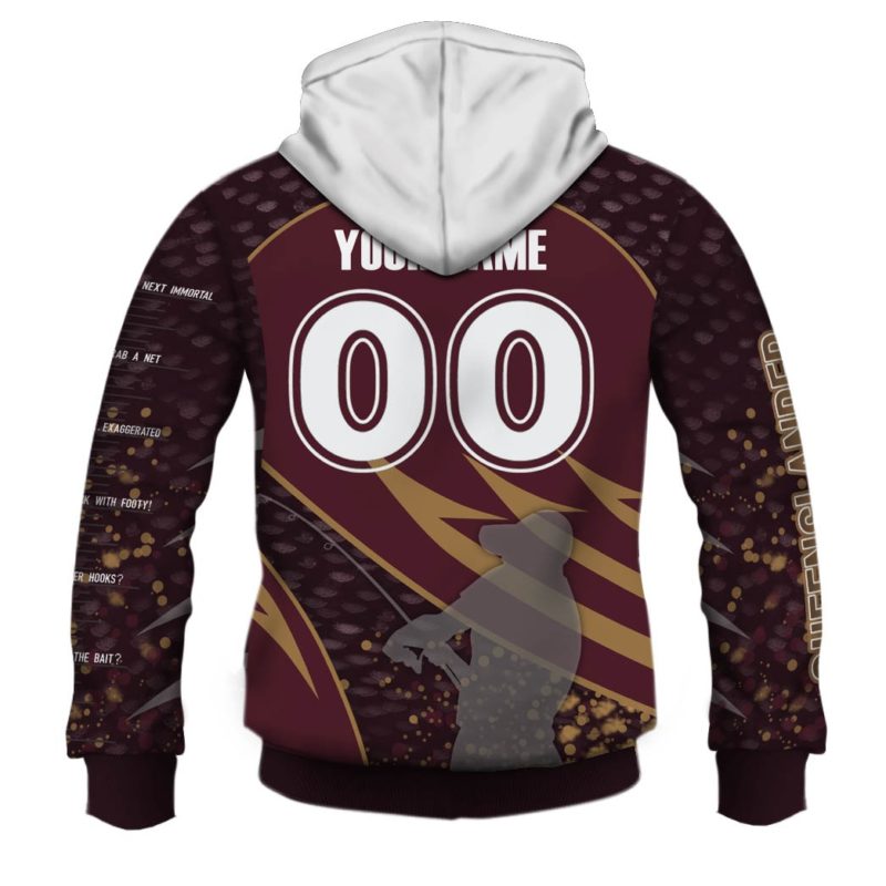 qld maroons fishing shirt