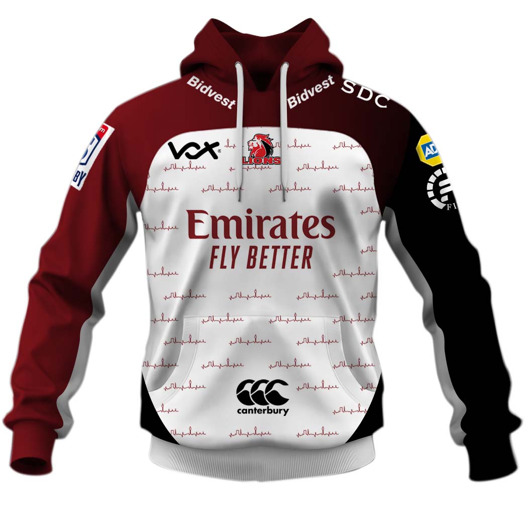 Personalize EMIRATES LIONS 2020 Super Rugby Home Jersey YourGears