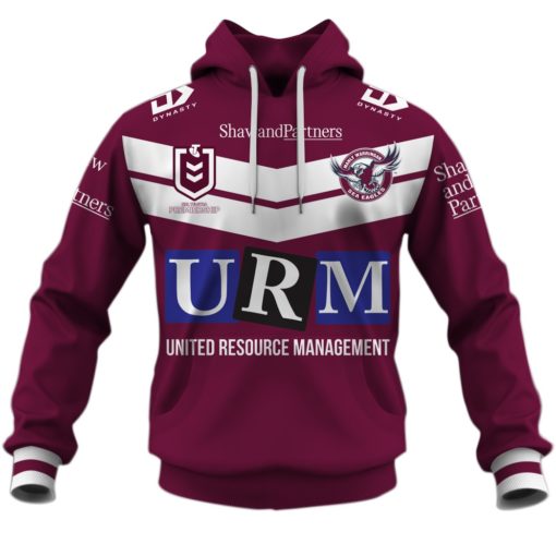 MANLY SEA EAGLES NRL ADULT JERSEY HOODIE BRAND NEW 