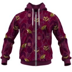 qld maroons hawaiian shirt