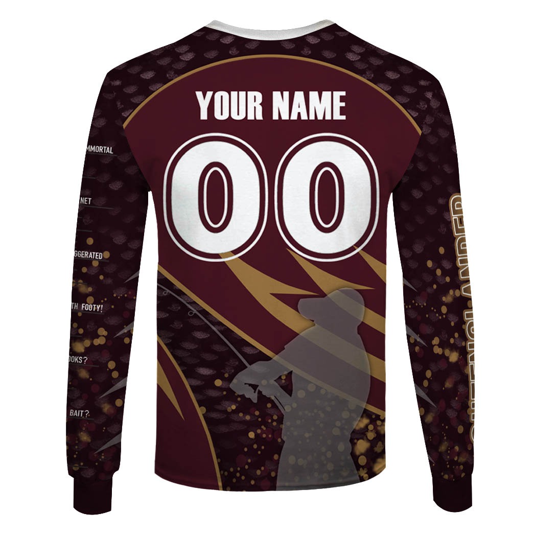 qld maroons fishing shirt