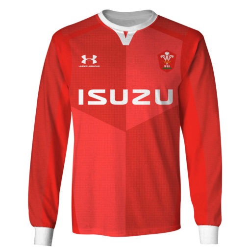 Personalize Wales Six Nations Championship 2020 Home Rugby Jersey ...