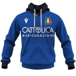 Personalize Italy Six Nations Championship 2020 Home Rugby Jersey