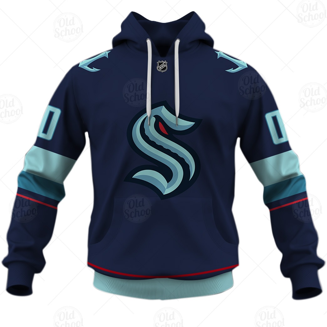 Seattle Kraken home jersey.  Paisagens, Lindas paisagens