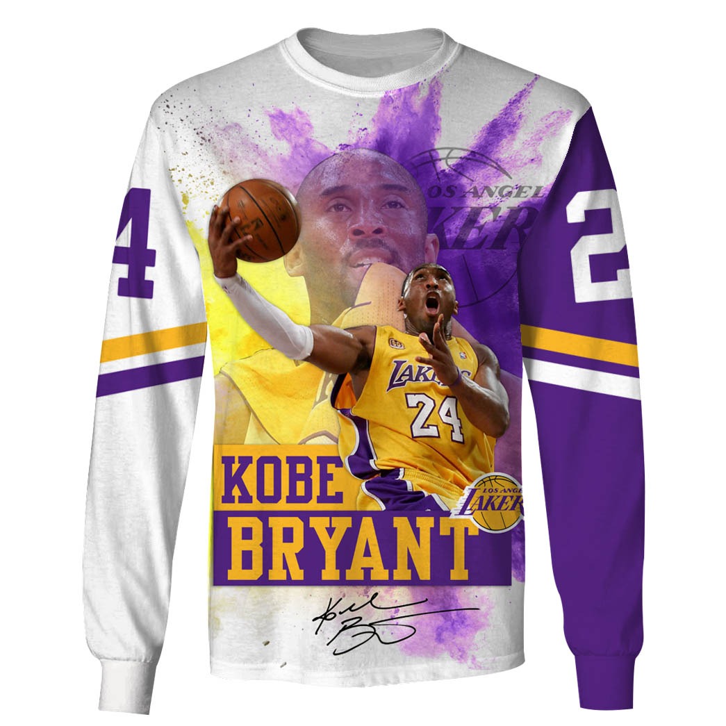 Kobe Bryant #24 Los Angeles Lakers 3D Hoodies Shirts For Men & Women ...