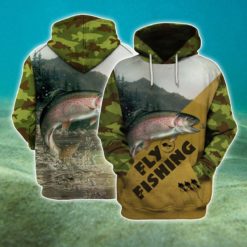 OSC-TROUT007 Limited Edition 3D All Over Printed Shirts For Men & Women