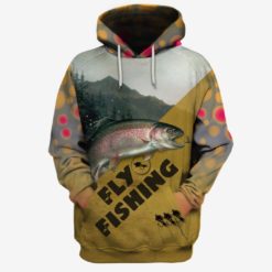TROUT003 Trout Hunter Fly Fishing Limited Edition 3D All Over Printed Shirts For Men & Women