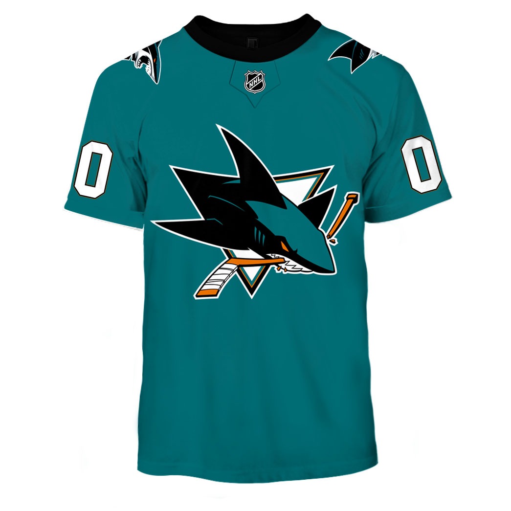 Personalize NHL San Jose Sharks 2020 Home Jersey - YourGears