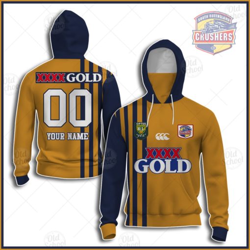 Personalised South Queensland Crushers 1995 RETRO RUGBY LEAGUE JERSEY ...