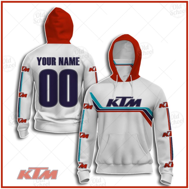 personalised motocross hoodie