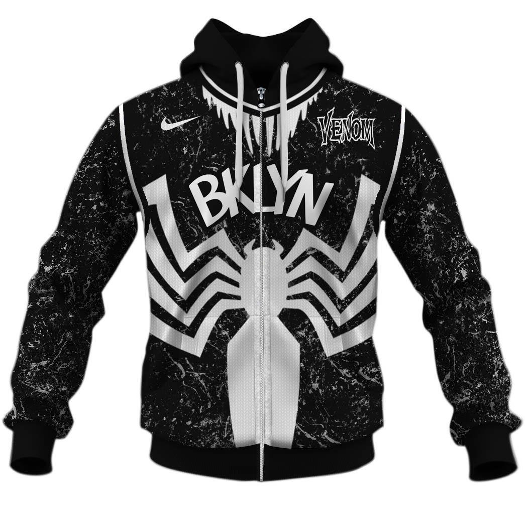 Personalize NBA Brooklyn Nets x Venom Marvel Jersey 2020 YourGears