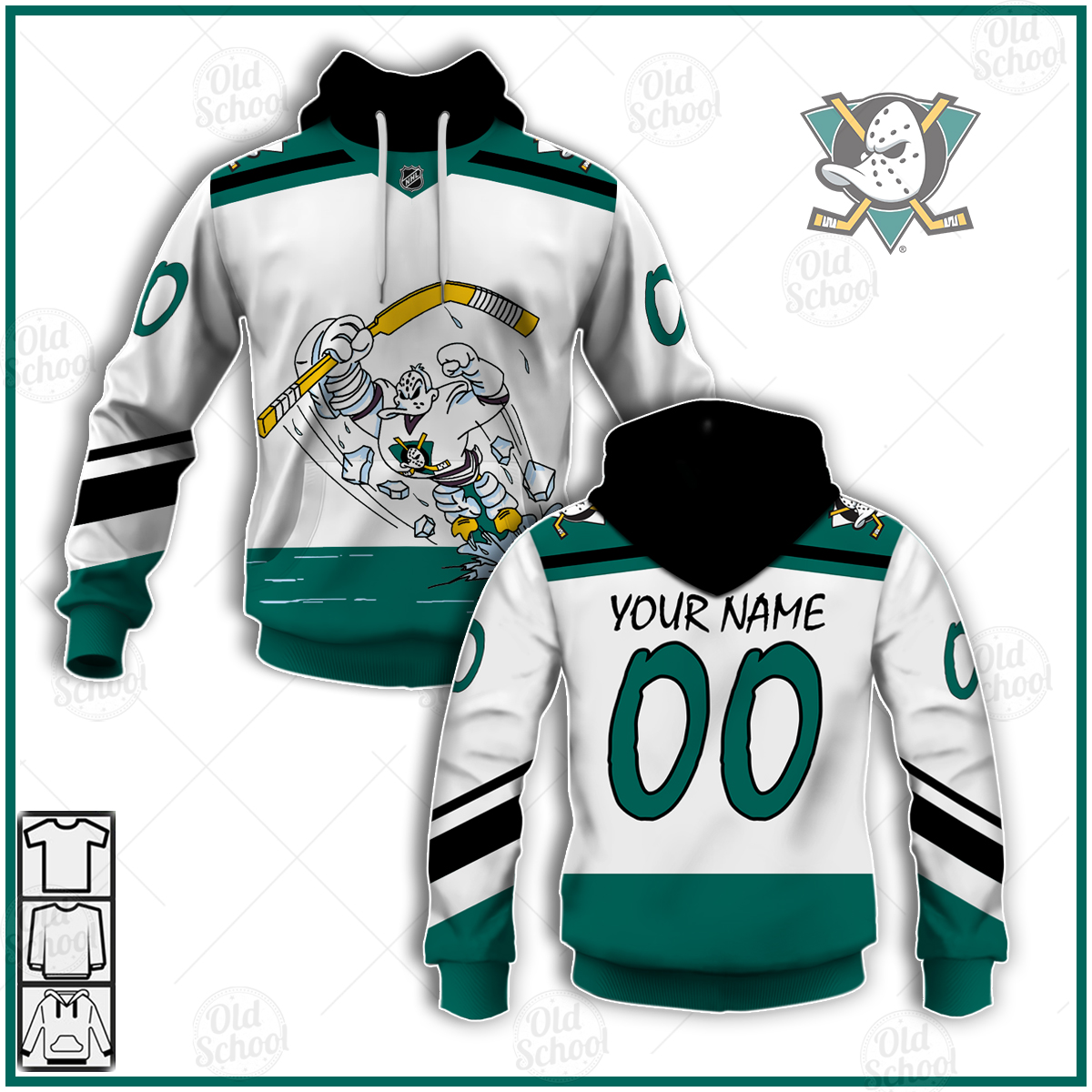 Personalize NHL Anaheim Ducks 2021 Reverse Retro Alternate Jersey ...