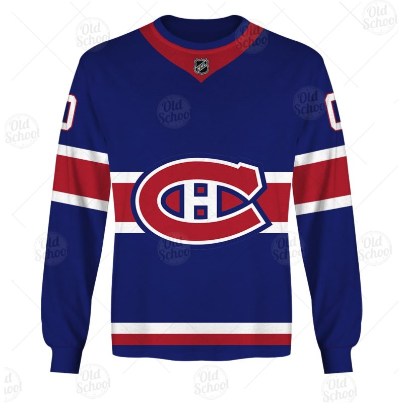 Personalize NHL Montreal Canadiens 2021 Reverse Retro Alternate Jersey ...