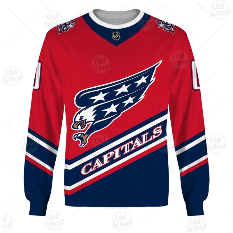 Personalize NHL Washington Capitals 2021 Reverse Retro Alternate Jersey ...