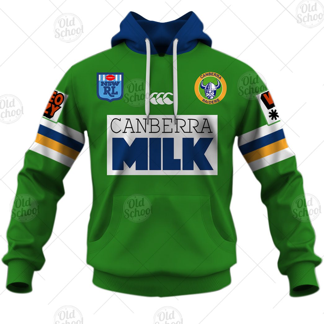 Hoody NRL 2021 Heritage Team Hoodie Canberra Milk Canberra Raiders 