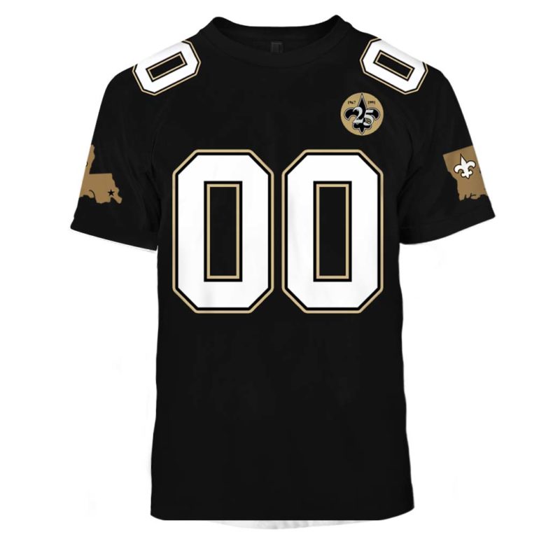 Personalized New Orleans Saints 1991 Vintage Throwback Away Jersey ...