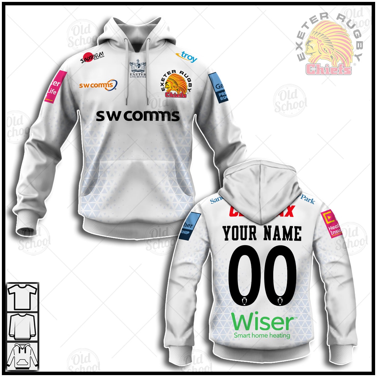 exeter chiefs rugby hoodie