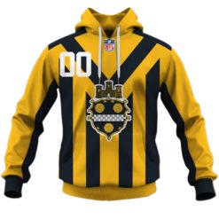 Personalized Pittsburgh Steelers 1933 Yellow Throwback Jersey – YourGears