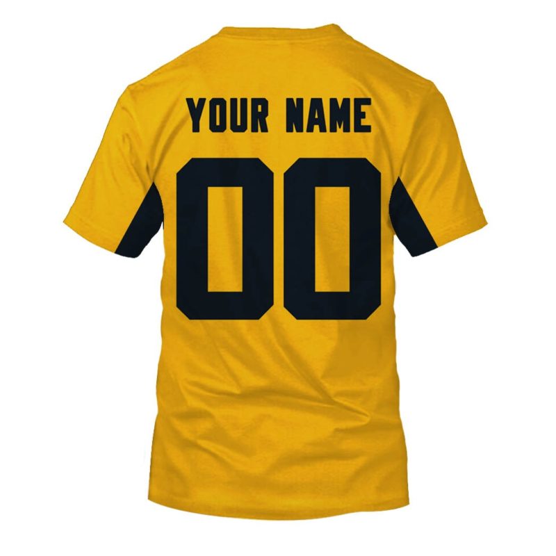 Personalized Pittsburgh Steelers 1933 Yellow Throwback Jersey - YourGears