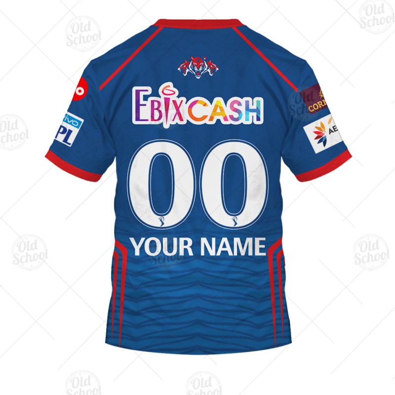 Personalise IPL Delhi Capitals T20 Cricket India 2021 Jersey YourGears