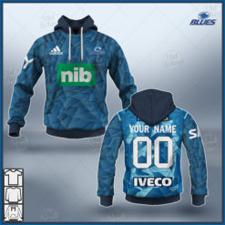 Personalised Super Rugby 2021 AUCKLAND BLUES Home Jersey