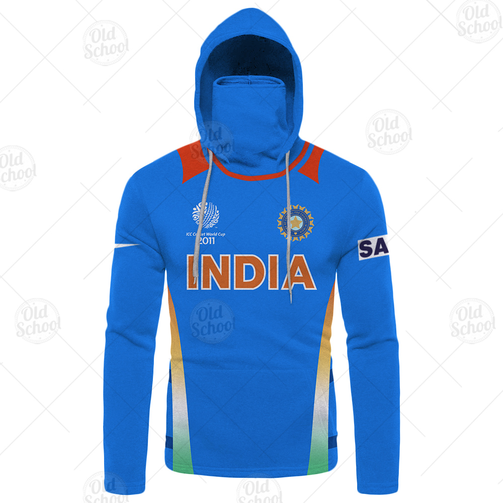 Personalise Indian Cricket Team 2011 ICC World Cup Champions Vintage Retro Jersey YourGears