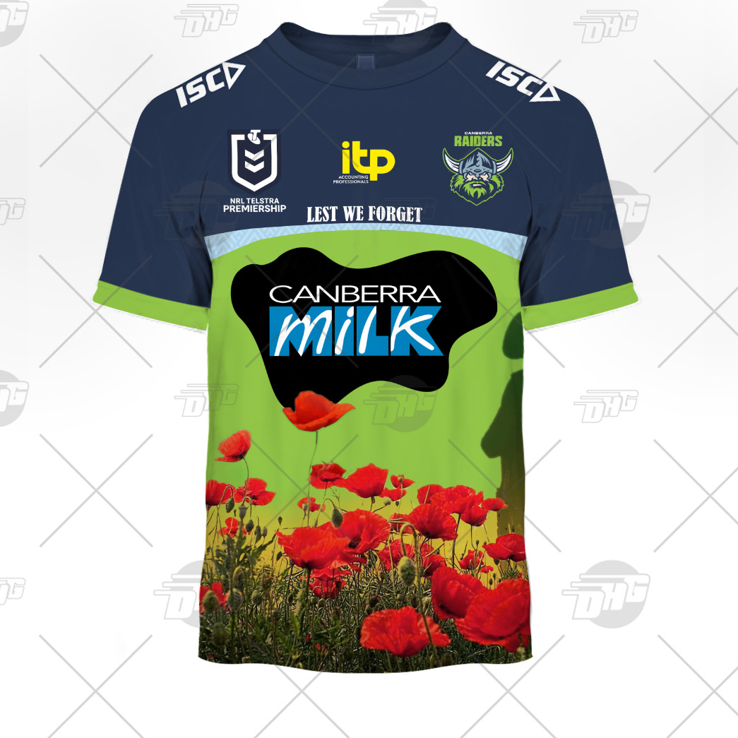 Raiders anzac jersey 2021 Clearance