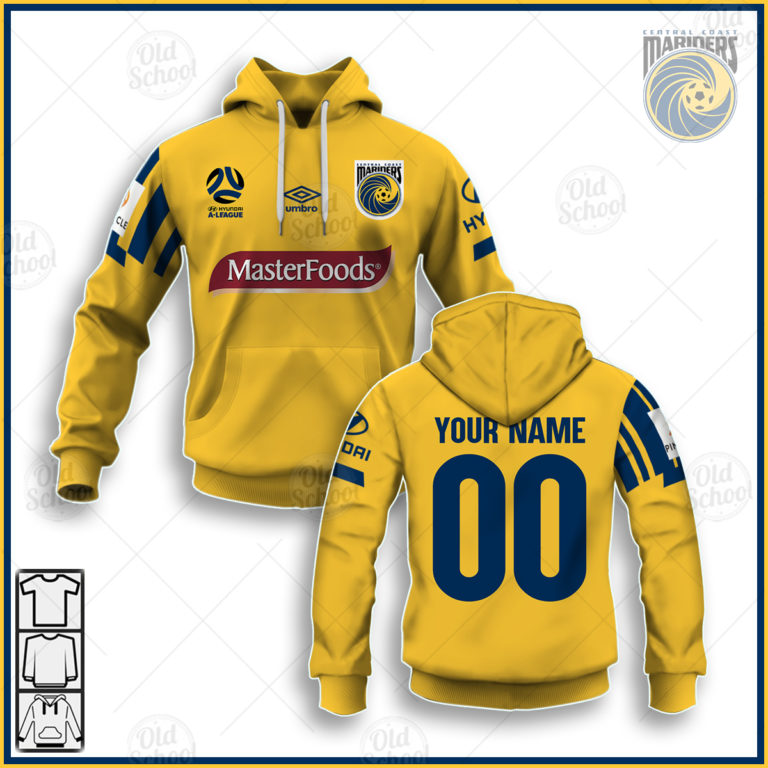 Personalised A-League Central Coast Mariners Home Jersey 2020 - YourGears