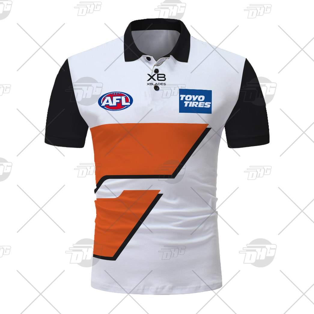 Personalised AFL Gws Giants 2021 Season Clash Guernsey Polo - YourGears