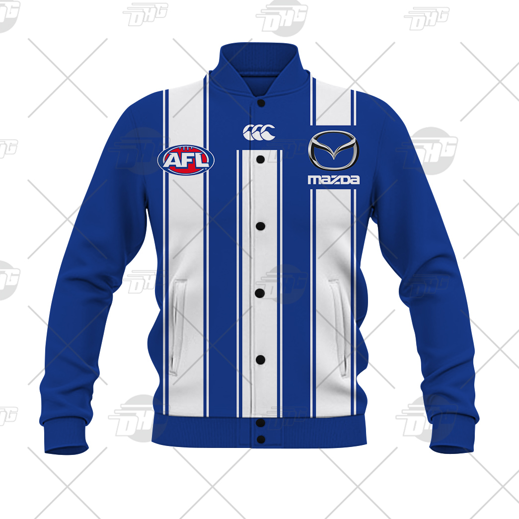 Personalised AFL North Melbourne 2021 Season Home Guernsey Jacket Personalised AFL North Melbourne 2021 Season Home Guernsey Jacket