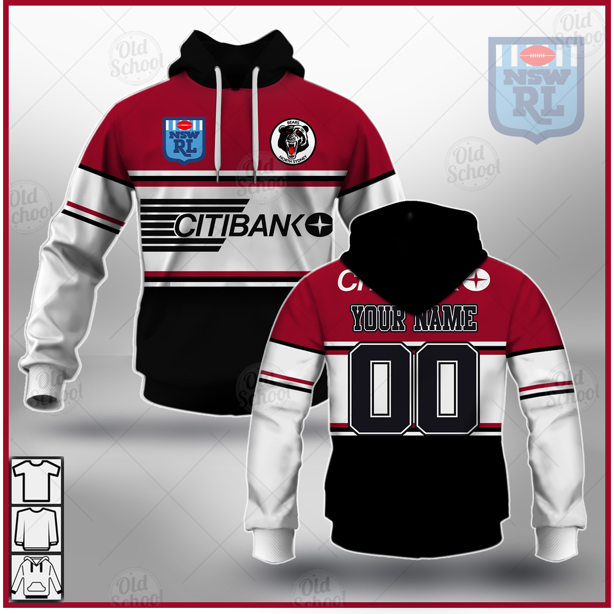 Buy 1994 North Sydney Bears Retro Jersey – Mens - Your Jersey